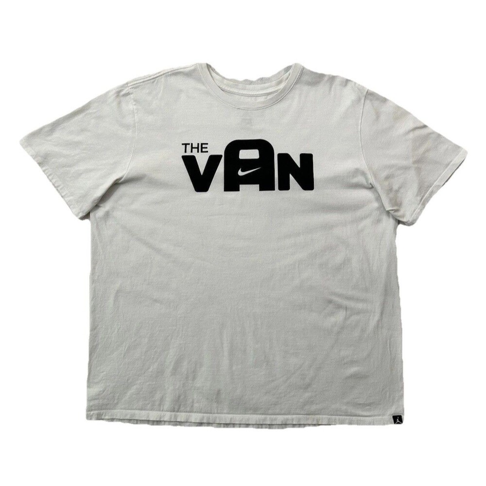 Rare Nike Jordan Brand The vAn Employee Exclusive Shirt Mens 2XL White Tee XXL
